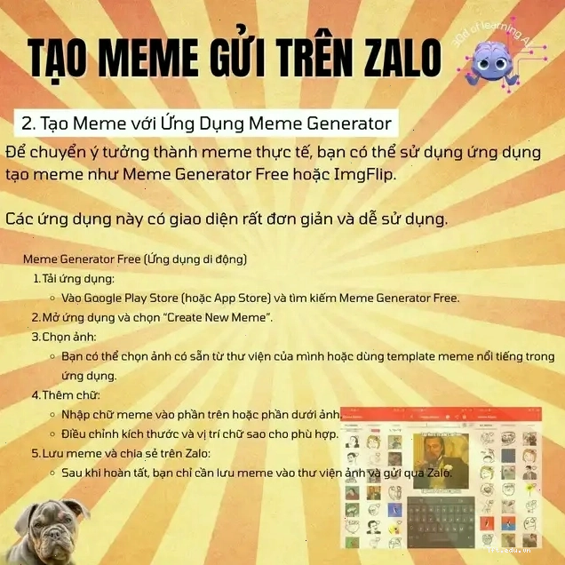 Giao diện ứng dụng Meme Generator Free