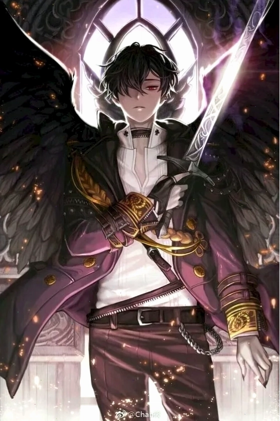 Hình ảnh anime nam ngầu với ánh mắt sắc bén và phong thái tự tin