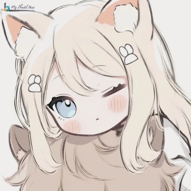 Hình ảnh anime nữ chibi với phong cách fantasy