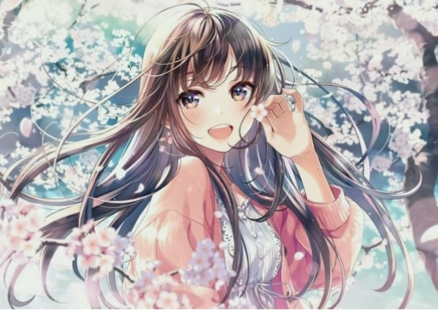 Hình ảnh anime nữ đẹp ngầu với mái tóc dài và ánh mắt sắc sảo