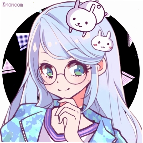 Hình ảnh anime nữ với hào quang phát sáng