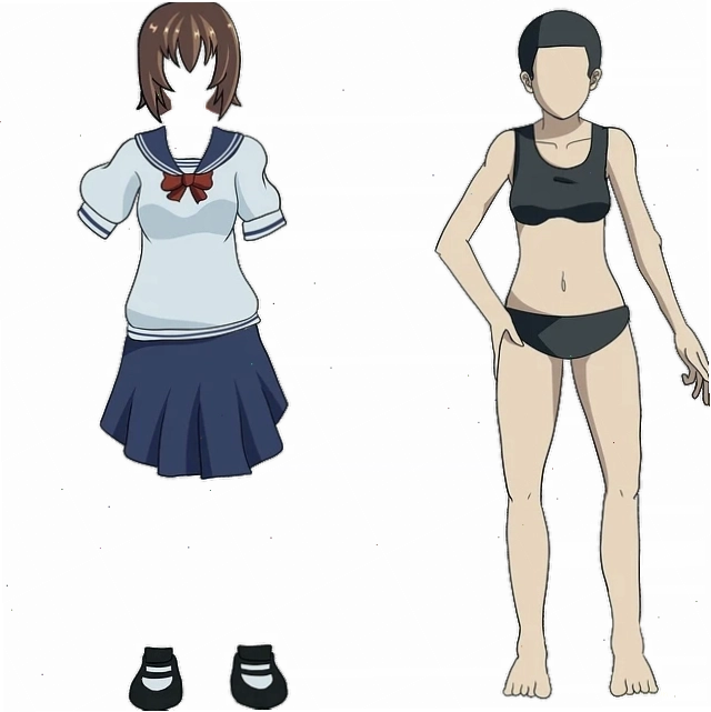 Hình ảnh anime vẽ hai học sinh đang trò chuyện