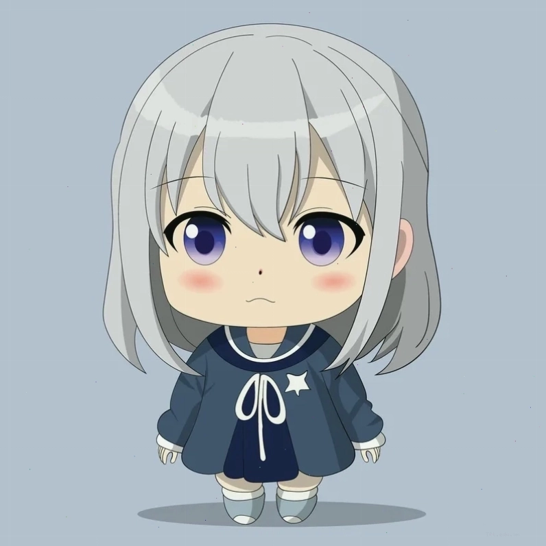 Hình ảnh chibi cute đơn giản cực chất, thể hiện sự tinh tế và gu thẩm mỹ cá nhân