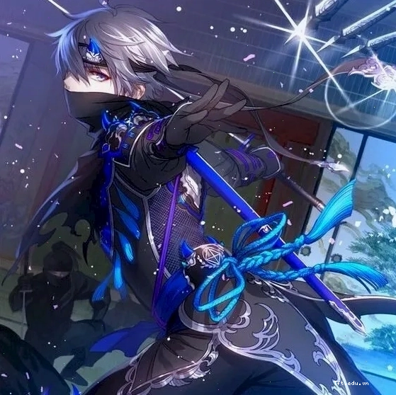 Hình ảnh chibi nam ngầu với thần thái mạnh mẽ
