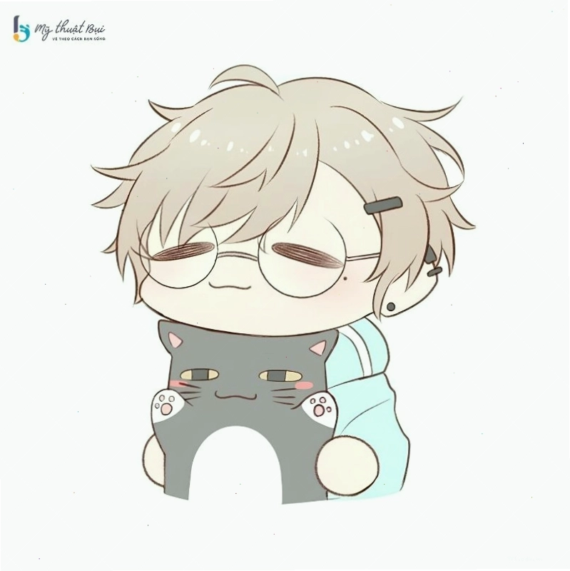 Hình ảnh Chibi nam và nữ kết hợp