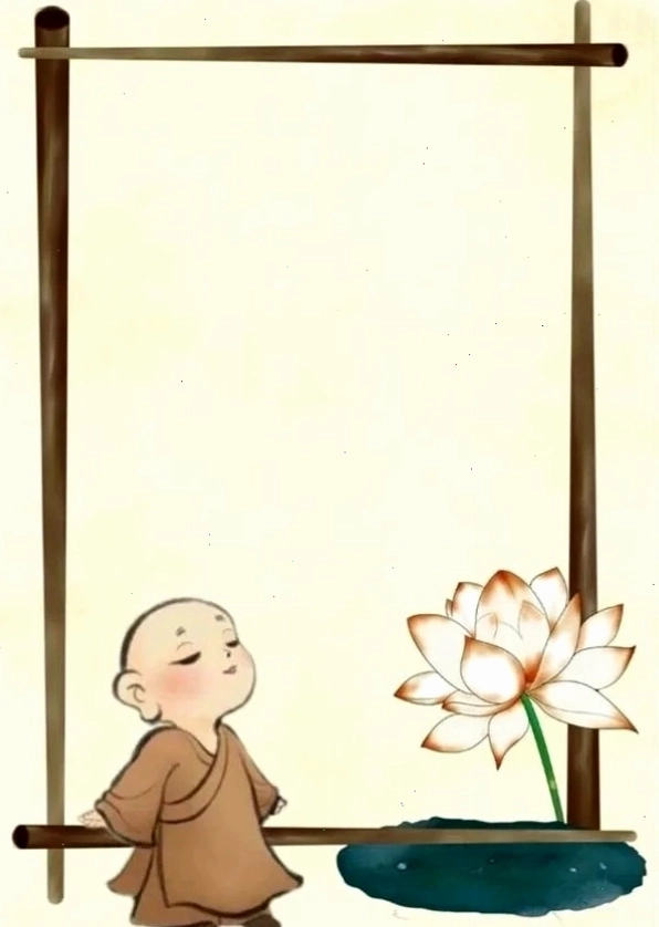 Hình ảnh chú tiểu chibi với đôi mắt to tròn