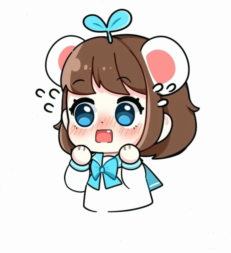 Hình ảnh Simmy chibi anime thể hiện sự dễ thương và cuốn hút