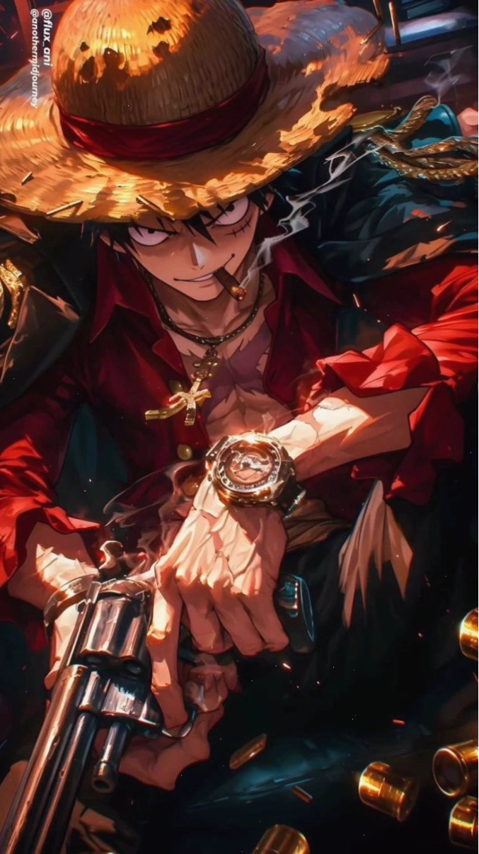 Hình nền anime nam với hiệu ứng ánh sáng ấn tượng