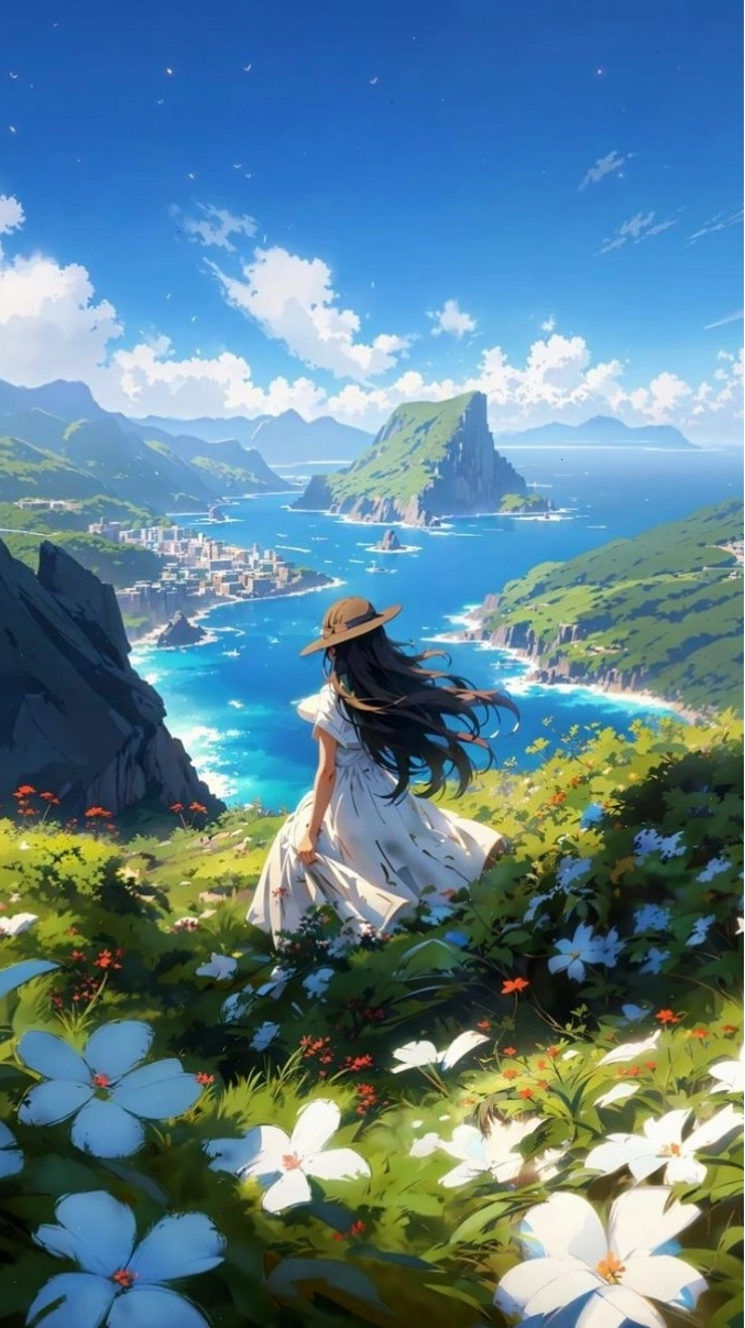 Hình nền anime nam với hiệu ứng năng lượng xung quanh