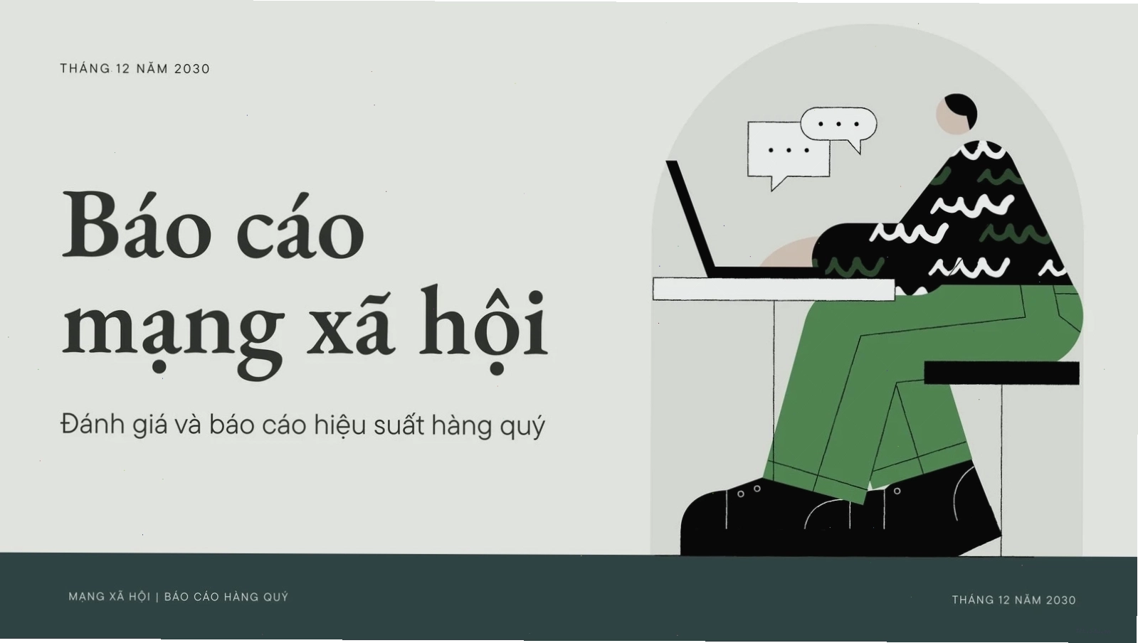 Hình nền bài thuyết trình báo cáo tiếp thị mạng xã hội
