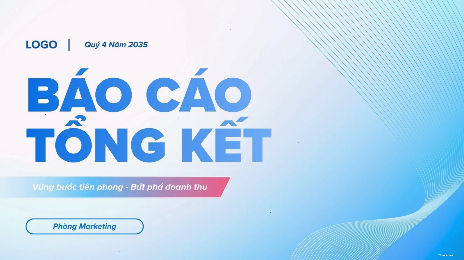 Hình nền báo cáo kinh doanh công ty màu xanh trắng đỏ hiện đại