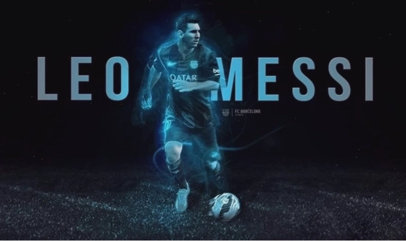 Hình nền cầu thủ bóng đá Lionel Messi 3D