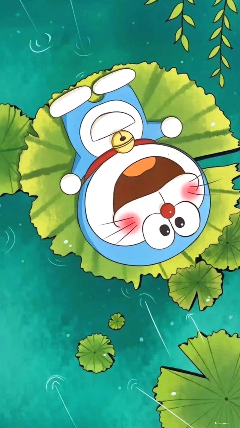 Hình nền điện thoại Doraemon cực cute với biểu cảm đáng yêu