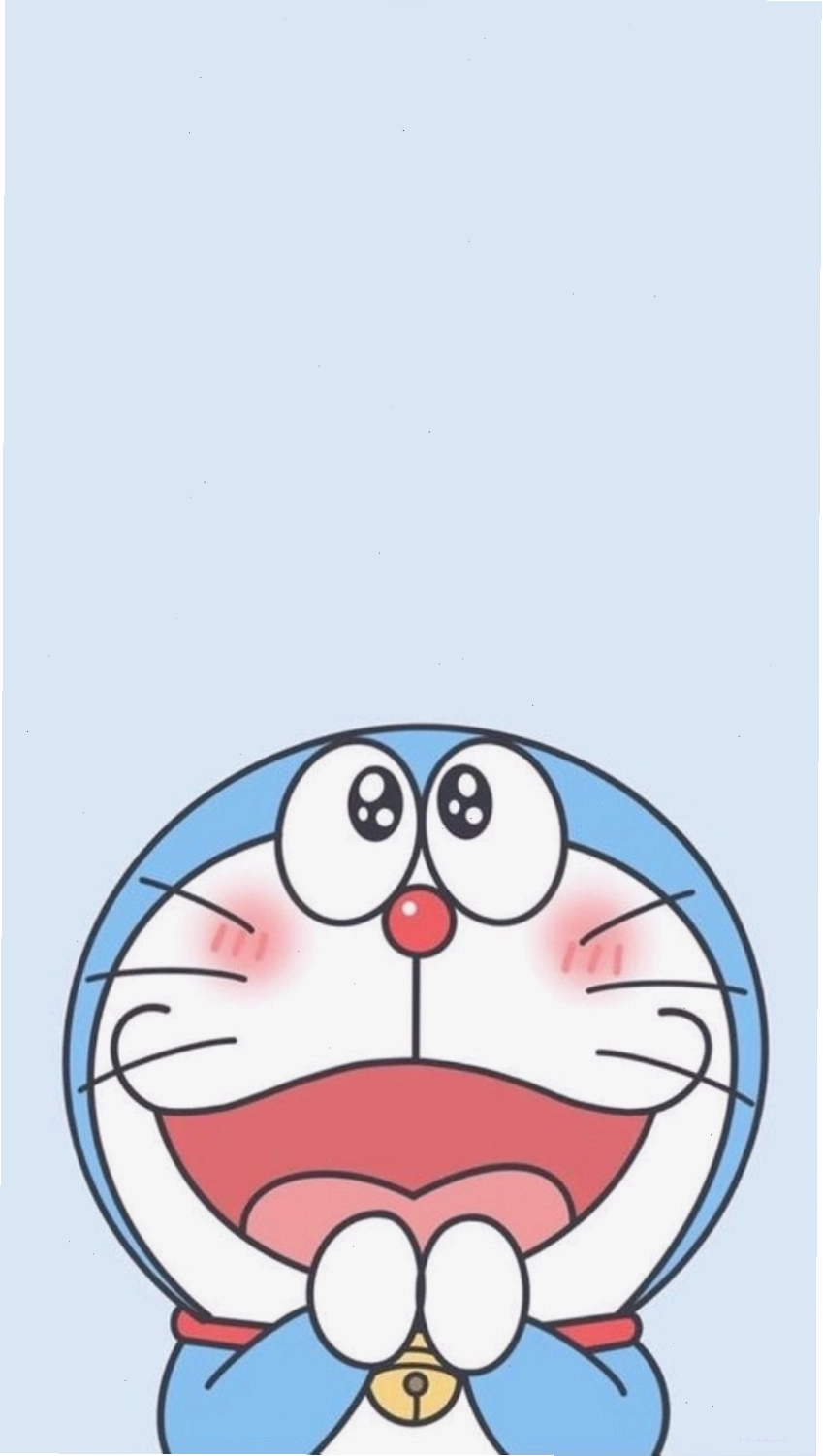 Hình nền điện thoại Doraemon và Nobita vui đùa