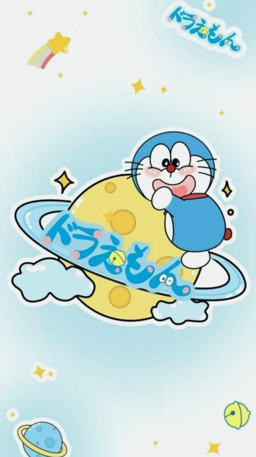 Hình nền điện thoại Doraemon với phong cách tối giản và đẹp mắt