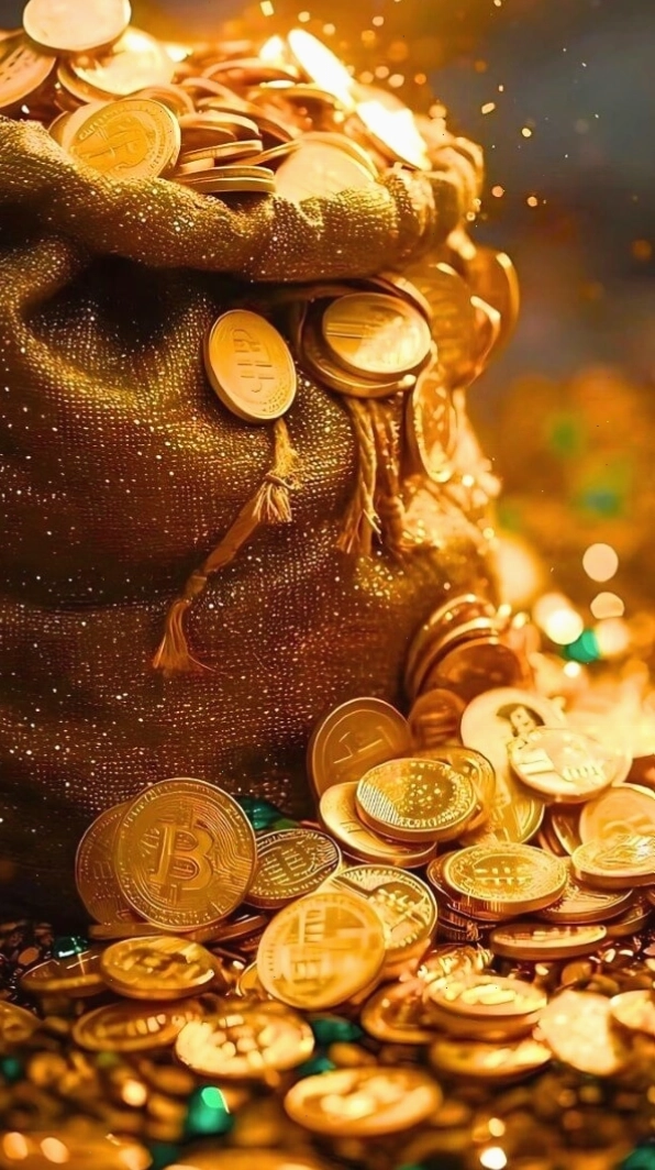 Hình nền đồng tiền vàng may mắn