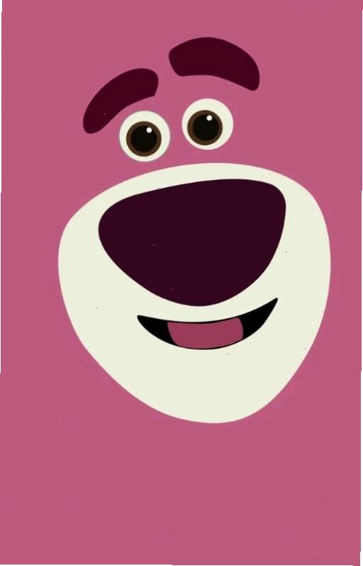 Hình nền gấu dâu phát sáng cute cho Android