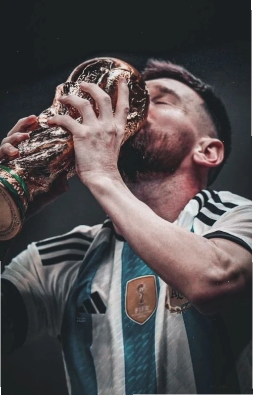 Hình nền Leo Messi 4K vô địch World Cup cực nét ghi lại khoảnh khắc ăn mừng sau bàn thắng
