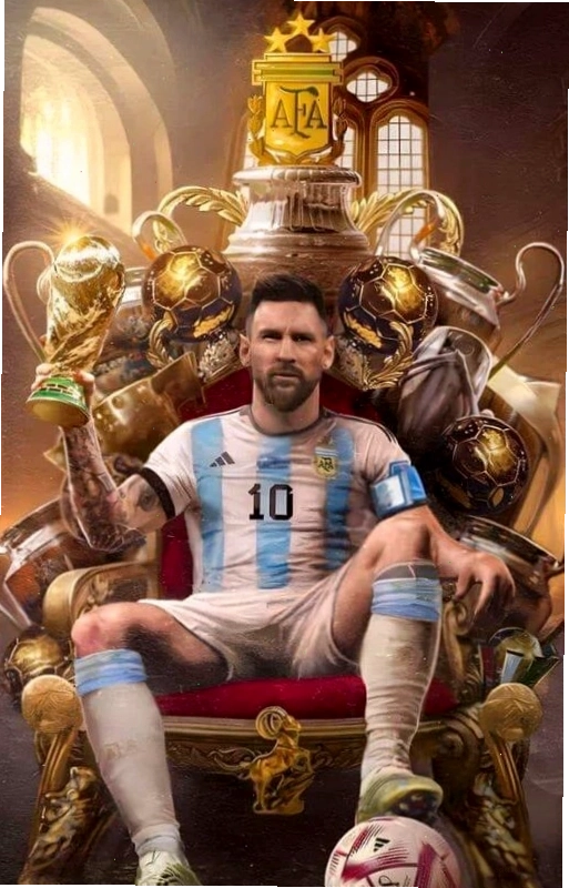 Hình nền Leo Messi 4K vô địch World Cup đẹp nhất với góc nhìn ấn tượng