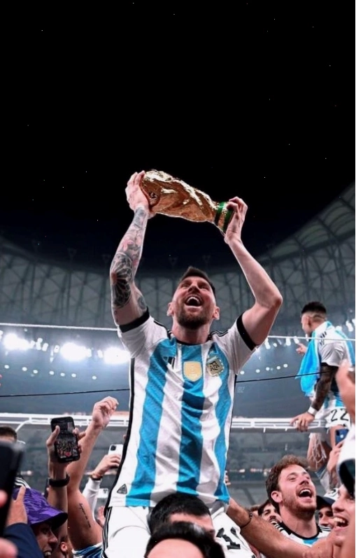 Hình nền Leo Messi 4K vô địch World Cup ngầu nhất với phong thái tự tin