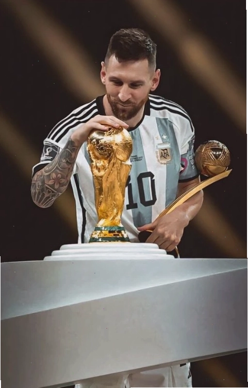 Hình nền Leo Messi 4K vô địch World Cup siêu đẹp với khung cảnh ăn mừng hoành tráng