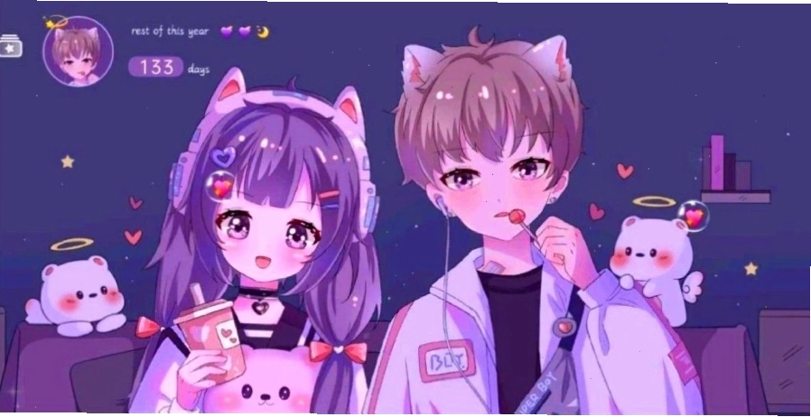 Hình nền máy tính Anime cute 3