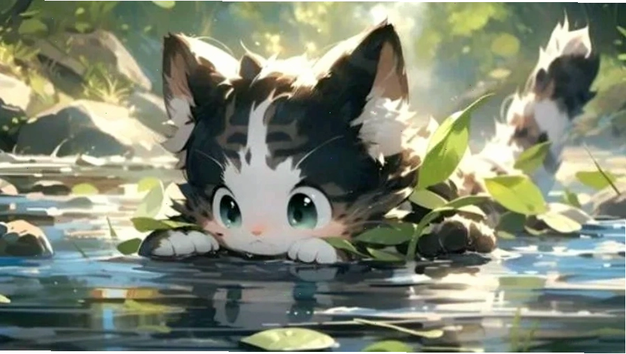 Hình nền máy tính Anime phong cảnh thiên nhiên thơ mộng
