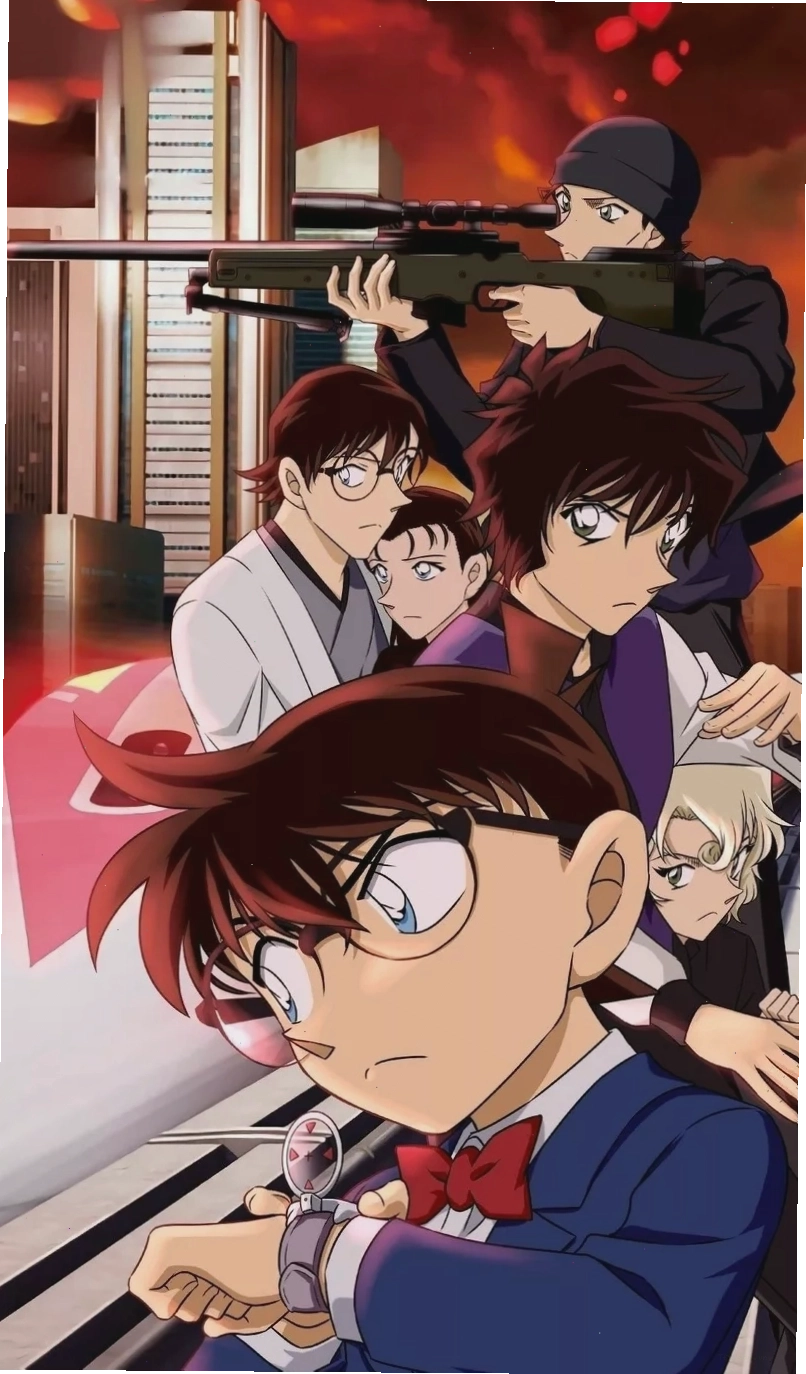 Hình nền máy tính Conan với nhân vật Makoto Kyogoku