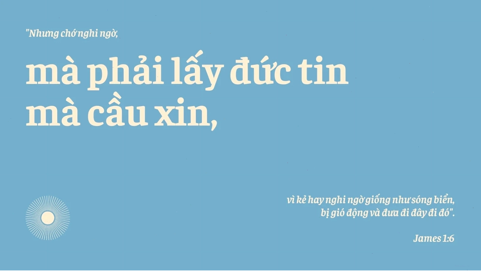 Hình nền máy tính Thiên Chúa giáo với câu Kinh Thánh và màu be