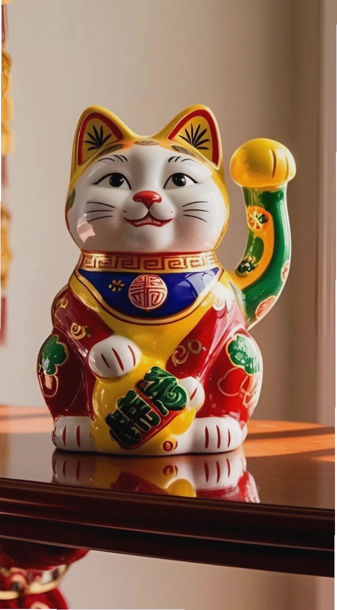Hình nền mèo vàng mang lại tài lộc