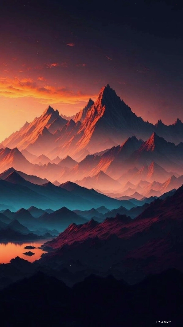 Hình nền ngọn núi cao