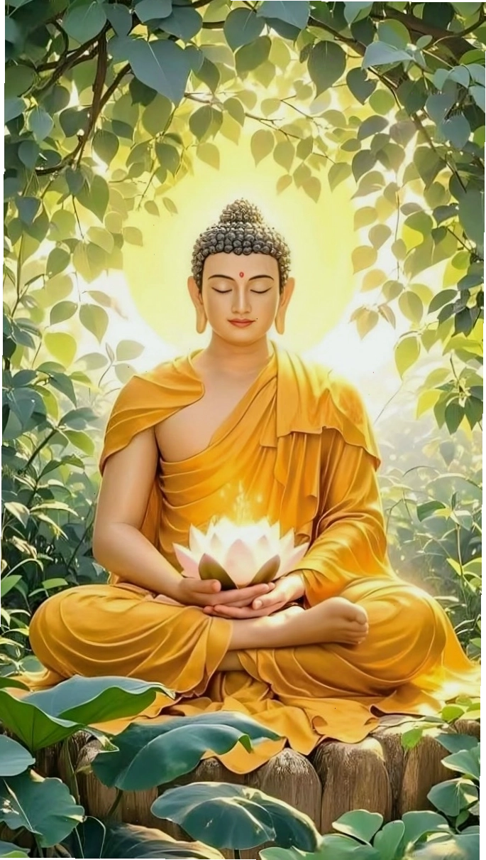 Hình nền Phật Di Lặc với dáng vẻ khoan thai
