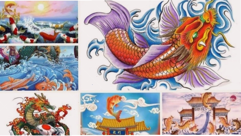 Hình nền phong thủy cho mệnh Thủy với họa tiết trừu tượng màu xanh