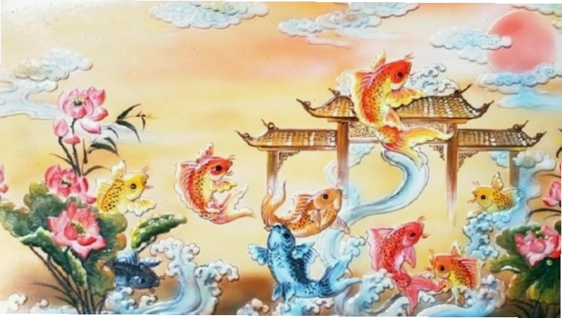 Hình nền phong thủy cho mệnh Thủy với tông màu đen và trắng