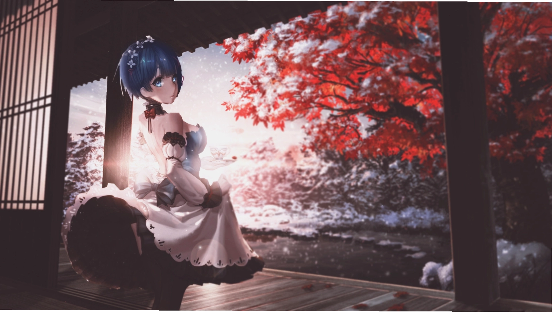 Hình nền Rem phong cách anime độc đáo