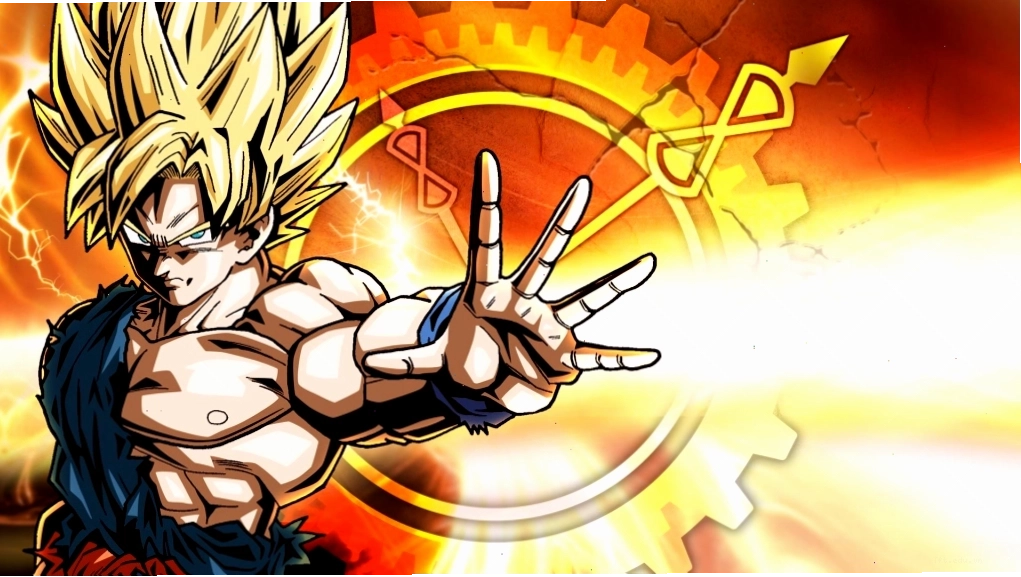 Hình nền Songoku Super Saiyan tóc vàng rực rỡ