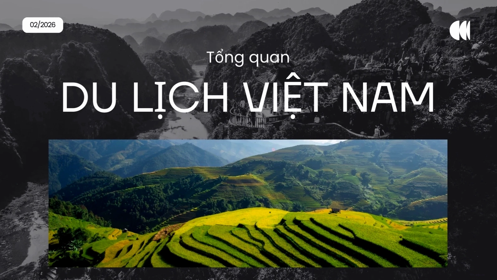 Hình nền thuyết trình hiện đại màu xanh đen trắng