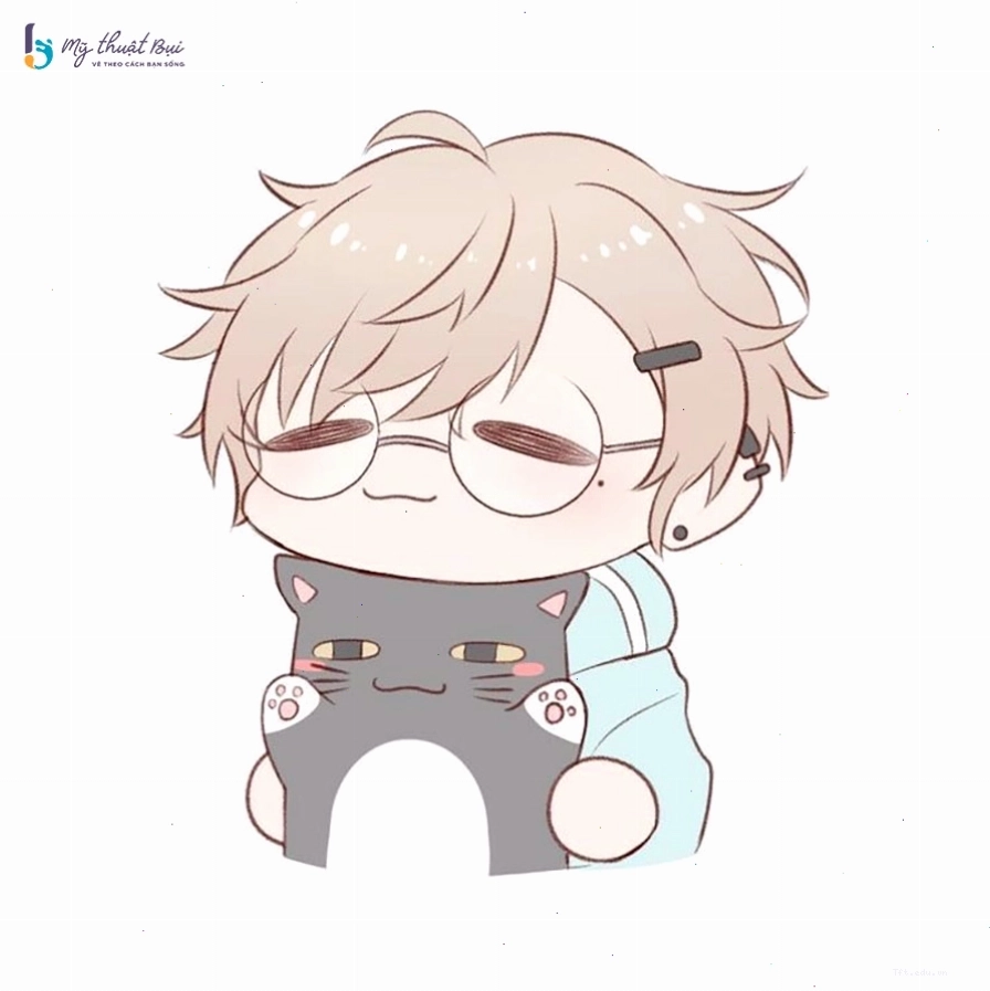 Hình vẽ chibi nam đáng yêu