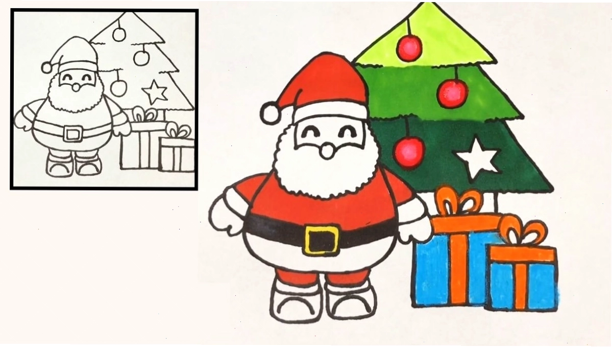 Hoàn thiện trang phục và phụ kiện cho ông già Noel chibi