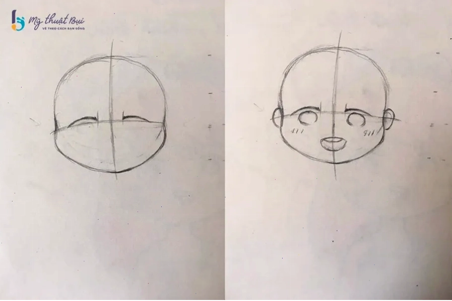 Hướng dẫn vẽ mắt Chibi to tròn và biểu cảm