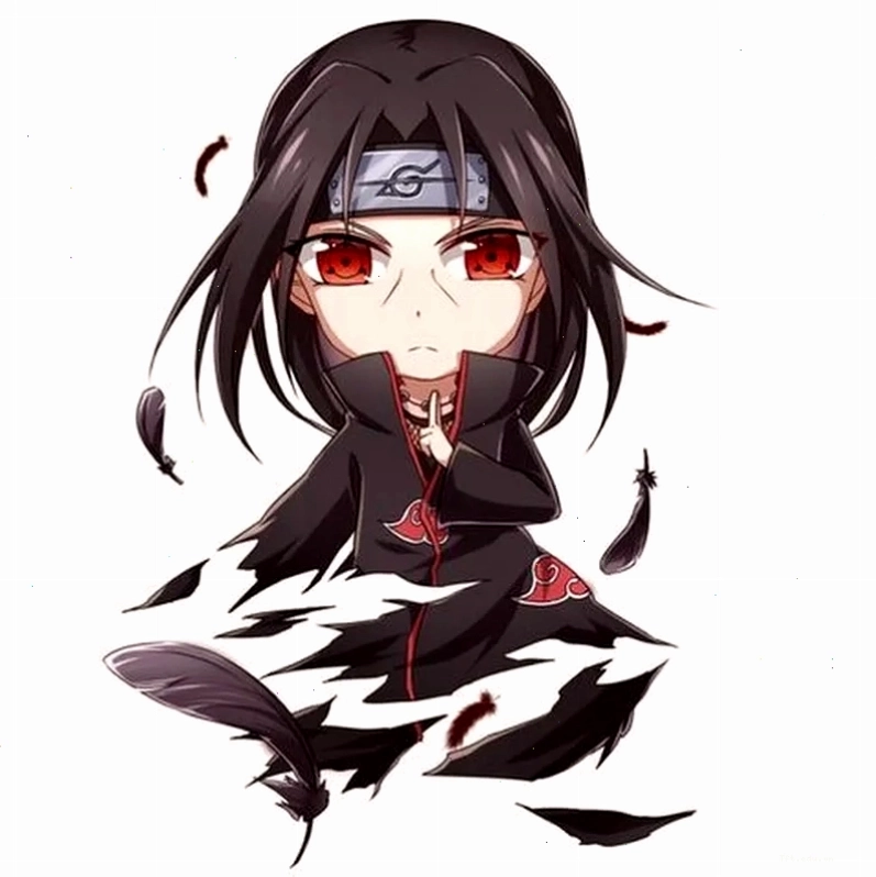 Itachi chibi sticker dùng để trang trí vật dụng cá nhân