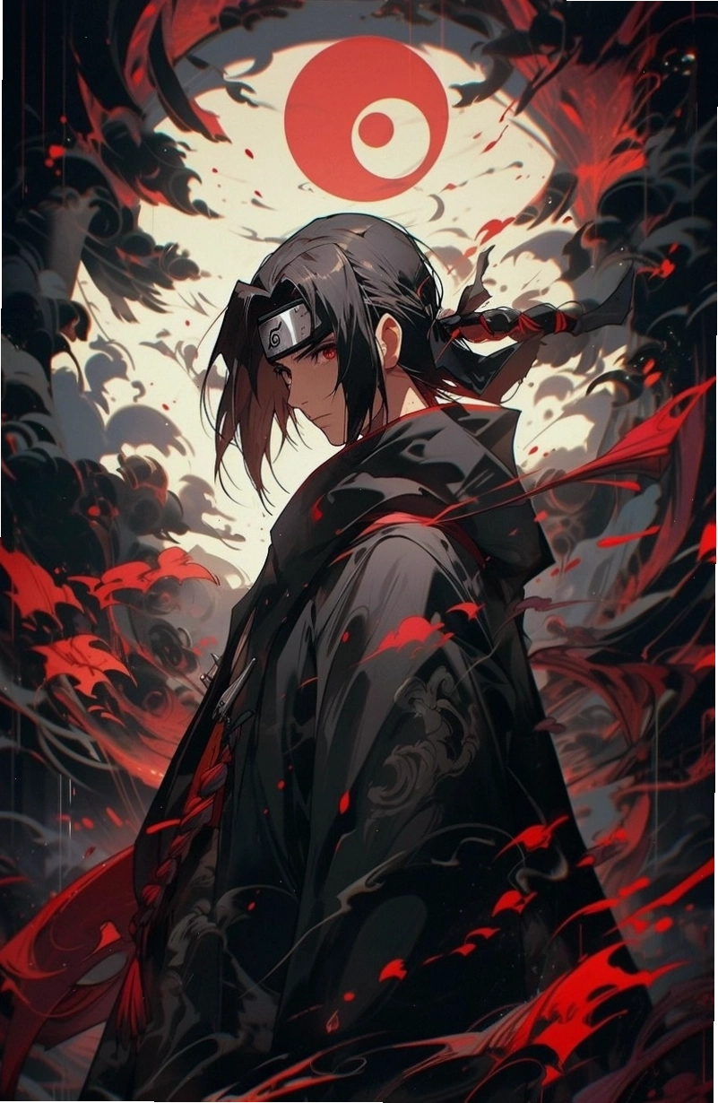 Itachi Uchiha mỉm cười