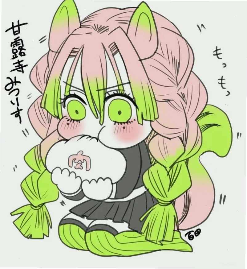 Khám phá bộ sưu tập mini dễ thương của hình Mitsuri chibi