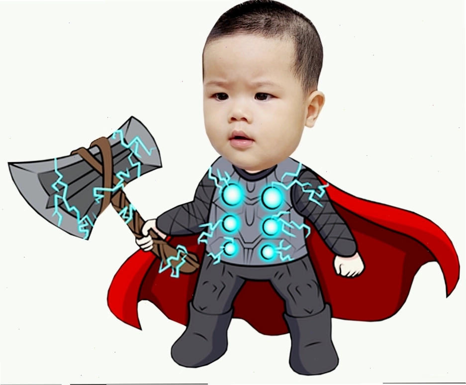 Mẫu chibi ghép mặt 2