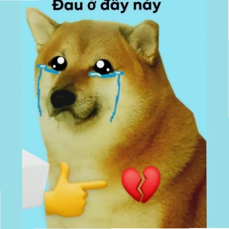 Meme chế với hình ảnh vẽ tay đơn giản