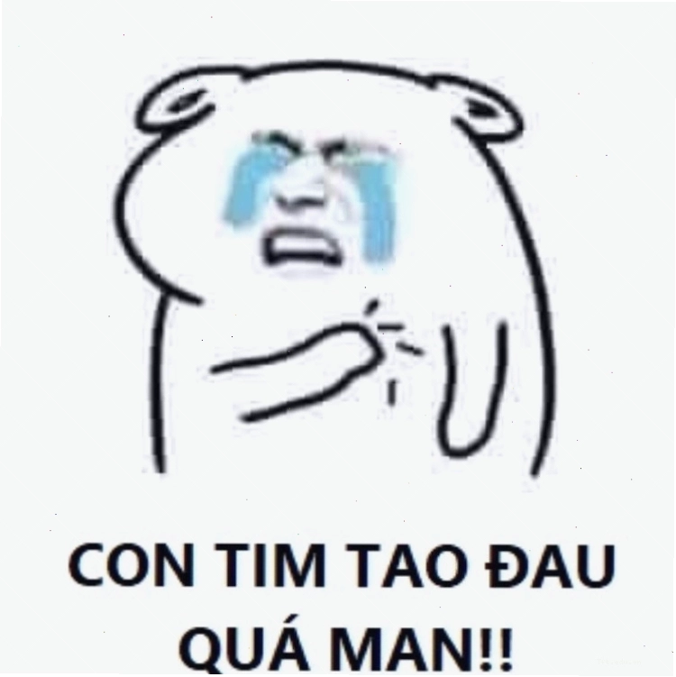 Meme đau ở đây này phiên bản hoạt hình