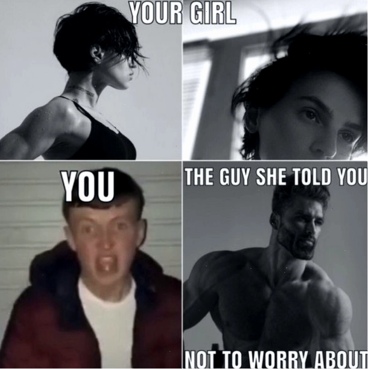 Meme Gigachad hay thường được chia sẻ rộng rãi