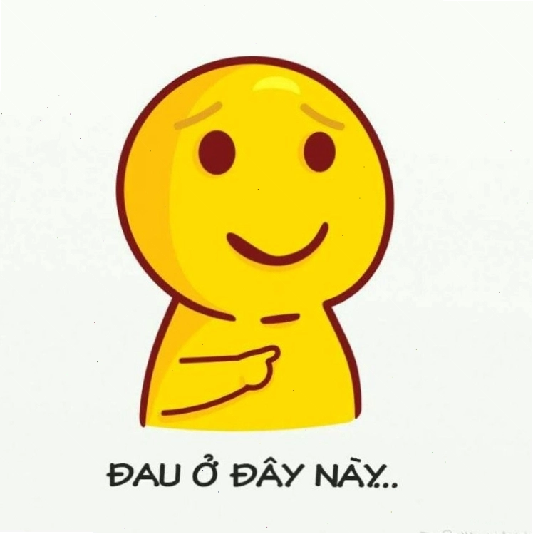 Meme nó đau ở đây này phiên bản nhân vật