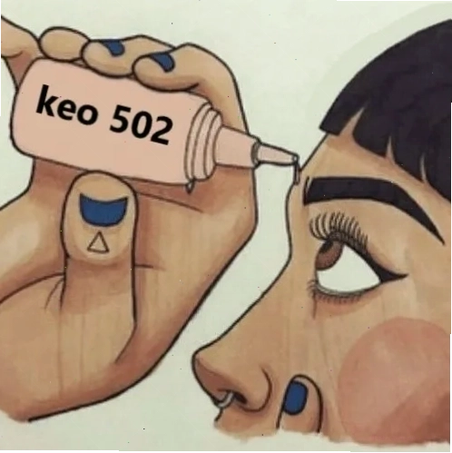 Meme rửa mắt bằng keo 502 khi thấy visual kinh hoàng