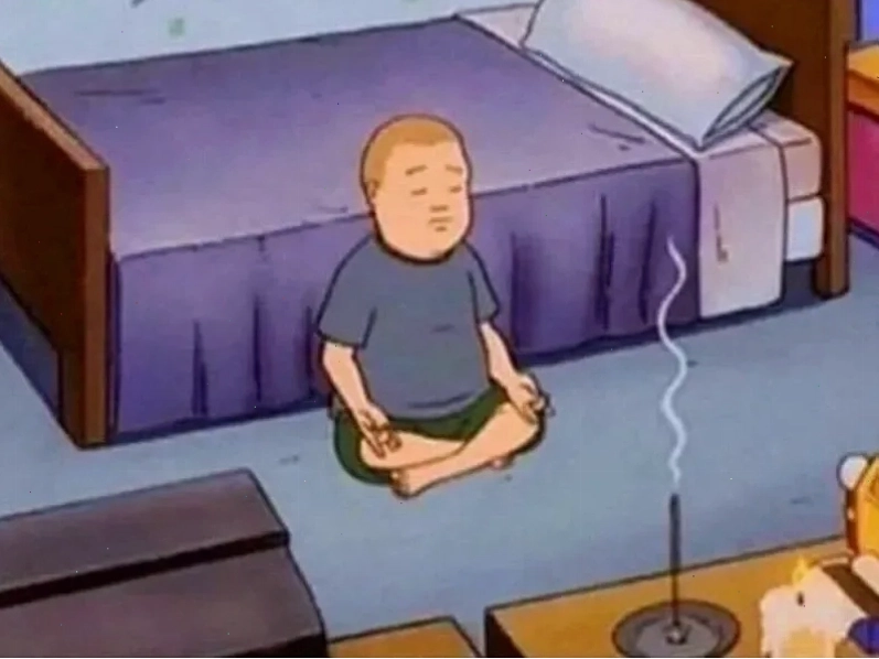 Meme tịnh tâm về tình huống khó xử